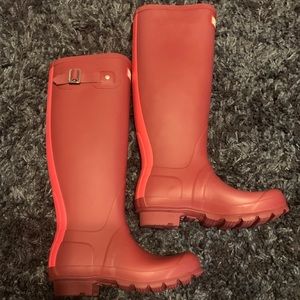 Hunter tall rain boots